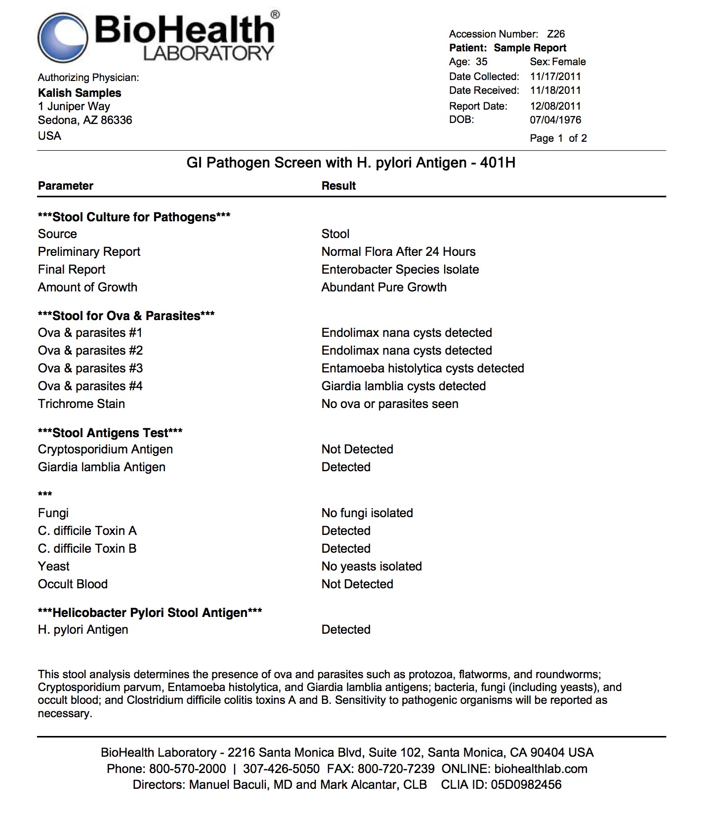 Test Result Report Template